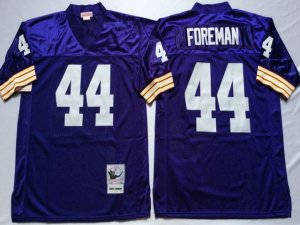 Minnesota Vikings #44 Chuck Foreman Throwback Purple Jersey