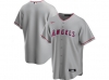 Los Angeles Angels Custom #00 Gray Cool Base Jersey