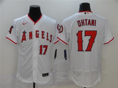 Los Angeles Angels #17 Shohei Ohtani White 2020 Flex Base Jersey