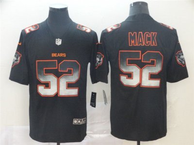 Chicago Bears #52 Khalil Mack Black Arch Smoke Limited Jersey
