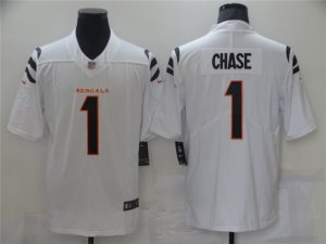 Youth Cincinnati Bengals #1 Ja'Marr Chase White Vapor Limited Jersey