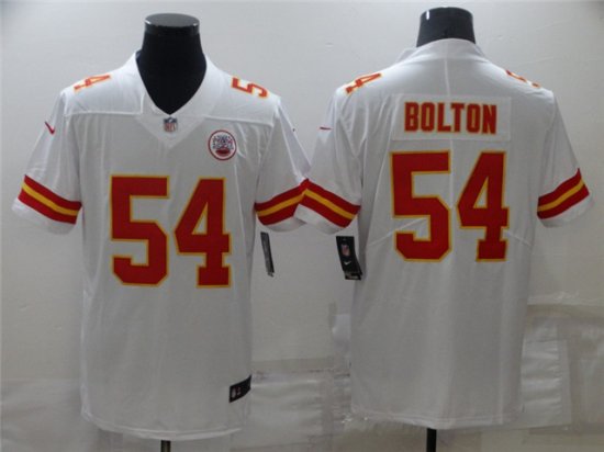 Kansas City Chiefs #54 Nick Bolton White Vapor Limited Jersey