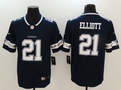 Dallas Cowboys #21 Ezekiel Elliott Blue Vapor Limited Jersey