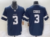 Dallas Cowboys #3 Brandin Cooks Blue Vapor F.U.S.E. Limited Jersey