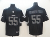 Dallas Cowboys #55 Leighton Vander Esch Black Vapor Impact Limited Jersey