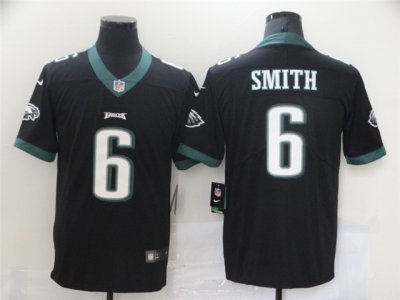 Philadelphia Eagles #6 DeVonta Smith Black Vapor Limited Jersey