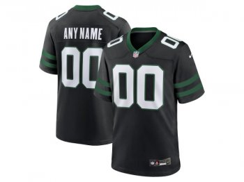 New York Jets #00 Black Vapor F.U.S.E. Limited Custom Jersey