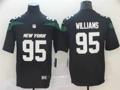 New York Jets #95 Quinnen Williams Black Vapor Limited Jersey