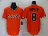 Baltimore Orioles #8 Cal Ripken Jr Orange 2020 Cooperstown Collection Cool Base Jersey