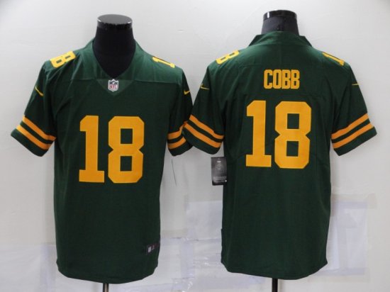 Green Bay Packers #18 Randall Cobb Alternate Green Vapor Limited Jersey