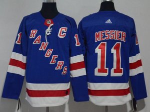 New York Rangers #11 Mark Messier Home Royal Blue Jersey