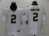 New Orleans Saints #2 Jameis Winston White Vapor Limited Jersey