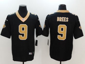 New Orleans Saints #9 Drew Brees Black Vapor Limited Jersey