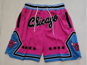 Chicago Bulls Just Don Chicago Pink Basketball Shorts