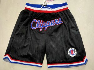 Los Angeles Clippers Just Don Clippers Black Basketball Shorts