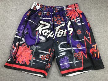 Toronto Raptors Year Of the Rabbit Raptors Purple Basketball Shorts