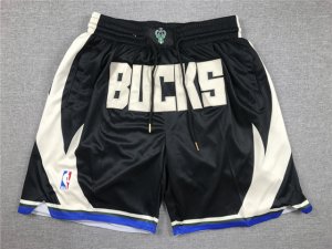 Milwaukee Bucks Bucks Black Statement Edition Basketball Shorts