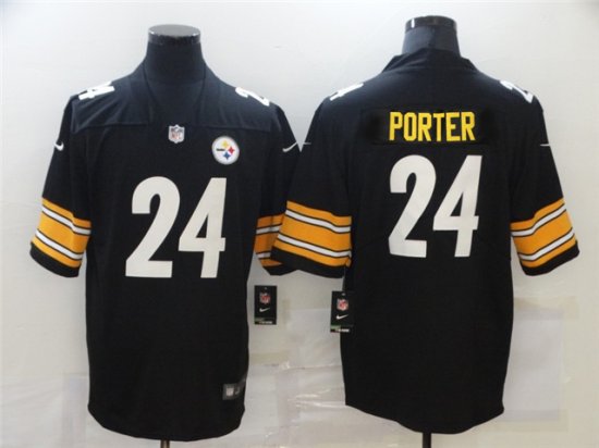 Pittsburgh Steelers #24 Joey Porter Jr. Black Vapor Limited Jersey