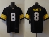 Pittsburgh Steelers #8 Kenny Pickett Alternate Black Vapor Limited Jersey
