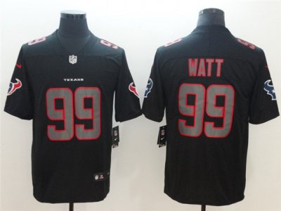 Houston Texans #99 J.J. Watt Black Vapor Impact Limited Jersey