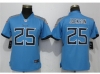 Women's Tennessee Titans #25 Adoree Jackson Light Blue Vapor Limited Jersey