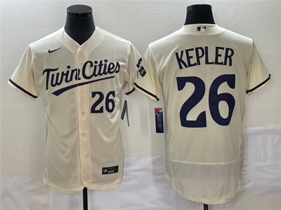 Minnesota Twins #26 Max Kepler 2023 Alternate Cream Flex Base Jersey