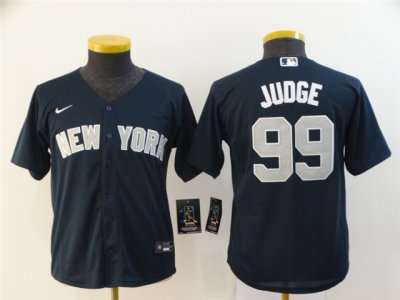 Youth New York Yankees #99 Aaron Judge Navy Cool Base Jersey