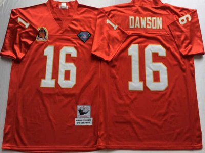 Kansas City Chiefs #16 Len Dawson 1994 Throwback Red Jersey