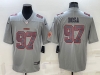 San Francisco 49ers #97 Nick Bosa Gray Atmosphere Fashion Vapor Limited Jersey
