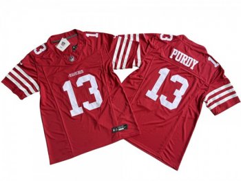 San Francisco 49ers #13 Brock Purdy Red Vapor F.U.S.E. Limited Jersey