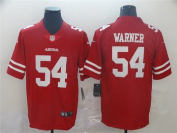 San Francisco 49ers #54 Fred Warner Red Vapor Limited Jersey