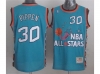 1996 NBA All-Star Game Eastern Conference #30 Scottie Pippen Teal Hardwood Classic Jersey