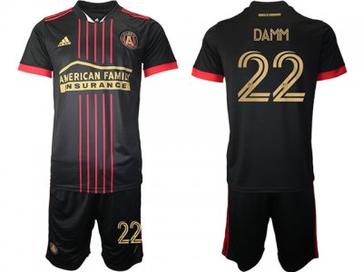 Club Atlanta United FC #22 Damm Home Black 2021/22 Soccer Jersey