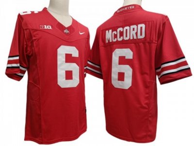NCAA Ohio State Buckeyes #6 Kyle McCord Red Vapor F.U.S.E. Limited Jersey