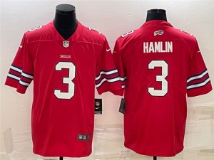 Buffalo Bills #3 Damar Hamlin Alternate Red Vapor Limited Jersey