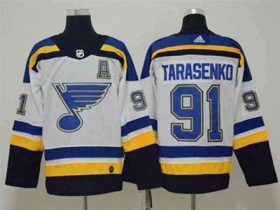 St. Louis Blues #91 Vladimir Tarasenko White Jersey