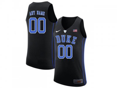 NCAA Duke Blue Devils #00 Black College Basketball Custom Jersey