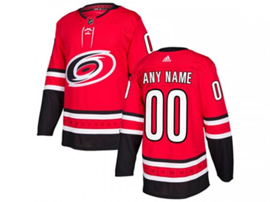 Carolina Hurricanes Custom #00 Red Jersey