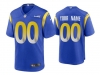 Los Angeles Rams #00 Royal Blue Vapor Limited Custom Jersey