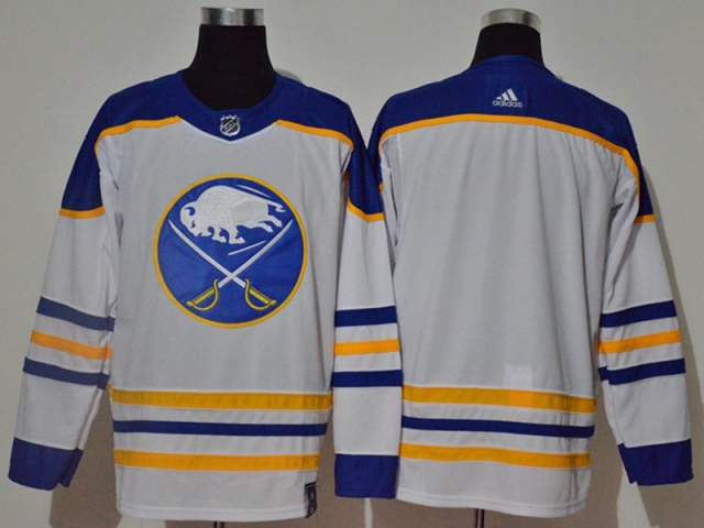 Buffalo Sabres Blank 2021 Away White Jersey - Click Image to Close
