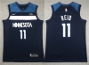 Minnesota Timberwolves #11 Naz Reid Navy Swingman Jersey