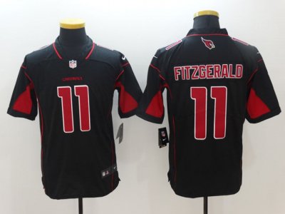 Arizona Cardinals #11 Larry Fitzgerald Black Color Rush Limited Jersey