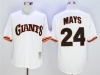 San Francisco Giants #24 Willie Mays 1951 Throwback White Jersey