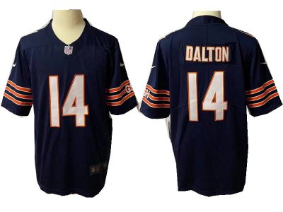 Chicago Bears #14 Andy Dalton Blue Vapor Limited Jersey