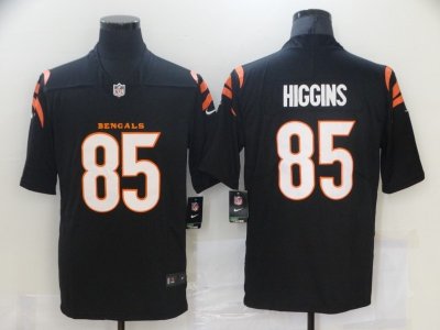 Cincinnati Bengals #85 Tee Higgins Black Vapor Limited Jersey