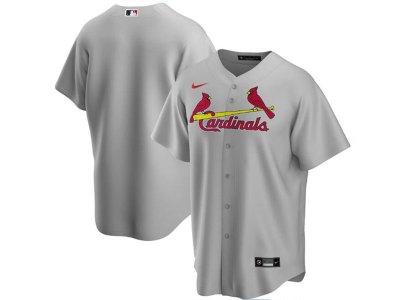 St. Louis Cardinals Custom #00 Road Gray Cool Base Jersey