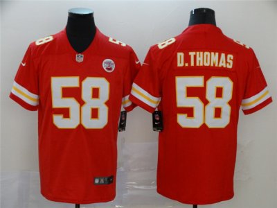 Kansas City Chiefs #58 Derrick Thomas Red Vapor Limited Jersey