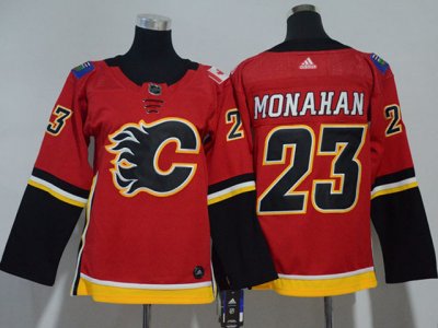 Youth Calgary Flames #23 Sean Monahan Home Red Jersey