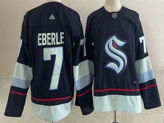 Seattle Kraken #7 Jordan Eberle Navy Jersey