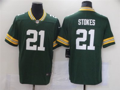 Green Bay Packers #21 Eric Stokes Green Vapor Limited Jersey